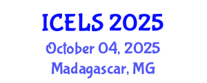 International Conference on Education and Learning Sciences (ICELS) October 04, 2025 - Madagascar, Madagascar