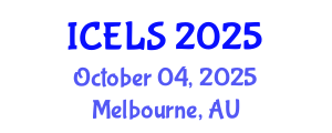 International Conference on Education and Learning Sciences (ICELS) October 04, 2025 - Melbourne, Australia