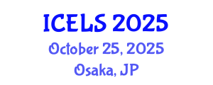International Conference on Education and Learning Sciences (ICELS) October 25, 2025 - Osaka, Japan