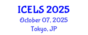 International Conference on Education and Learning Sciences (ICELS) October 07, 2025 - Tokyo, Japan
