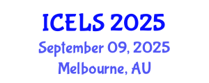 International Conference on Education and Learning Sciences (ICELS) September 09, 2025 - Melbourne, Australia