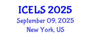 International Conference on Education and Learning Sciences (ICELS) September 09, 2025 - New York, United States