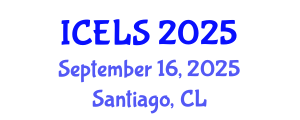 International Conference on Education and Learning Sciences (ICELS) September 16, 2025 - Santiago, Chile
