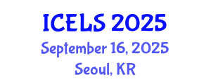 International Conference on Education and Learning Sciences (ICELS) September 16, 2025 - Seoul, Republic of Korea