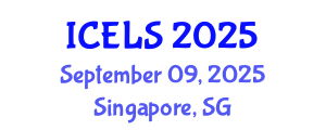 International Conference on Education and Learning Sciences (ICELS) September 09, 2025 - Singapore, Singapore
