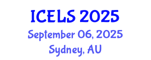 International Conference on Education and Learning Sciences (ICELS) September 06, 2025 - Sydney, Australia