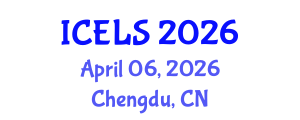 International Conference on Education and Learning Sciences (ICELS) April 06, 2026 - Chengdu, China International Conference on Education and Learning Sciences (ICELS) April 06, 2026 - Chengdu, China