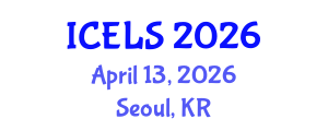International Conference on Education and Learning Sciences (ICELS) April 13, 2026 - Seoul, Republic of Korea International Conference on Education and Learning Sciences (ICELS) April 13, 2026 - Seoul, Republic of Korea
