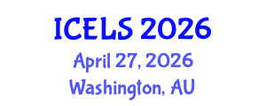 International Conference on Education and Learning Sciences (ICELS) April 27, 2026 - Washington, Australia International Conference on Education and Learning Sciences (ICELS) April 27, 2026 - Washington, Australia