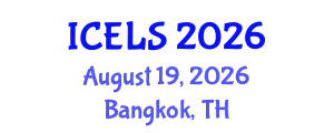 International Conference on Education and Learning Sciences (ICELS) August 19, 2026 - Bangkok, Thailand