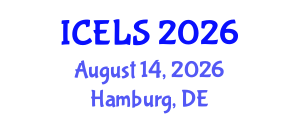 International Conference on Education and Learning Sciences (ICELS) August 14, 2026 - Hamburg, Germany International Conference on Education and Learning Sciences (ICELS) August 14, 2026 - Hamburg, Germany
