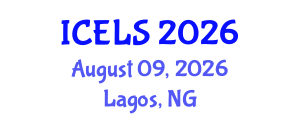 International Conference on Education and Learning Sciences (ICELS) August 09, 2026 - Lagos, Nigeria International Conference on Education and Learning Sciences (ICELS) August 09, 2026 - Lagos, Nigeria