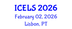 International Conference on Education and Learning Sciences (ICELS) February 02, 2026 - Lisbon, Portugal International Conference on Education and Learning Sciences (ICELS) February 02, 2026 - Lisbon, Portugal