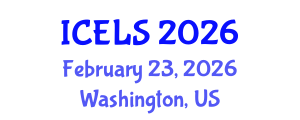 International Conference on Education and Learning Sciences (ICELS) February 23, 2026 - Washington, United States International Conference on Education and Learning Sciences (ICELS) February 23, 2026 - Washington, United States
