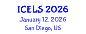International Conference on Education and Learning Sciences (ICELS) January 12, 2026 - San Diego, United States
