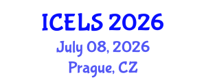 International Conference on Education and Learning Sciences (ICELS) July 08, 2026 - Prague, Czechia International Conference on Education and Learning Sciences (ICELS) July 08, 2026 - Prague, Czechia
