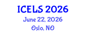 International Conference on Education and Learning Sciences (ICELS) June 22, 2026 - Oslo, Norway International Conference on Education and Learning Sciences (ICELS) June 22, 2026 - Oslo, Norway