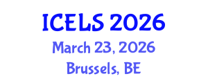 International Conference on Education and Learning Sciences (ICELS) March 23, 2026 - Brussels, Belgium International Conference on Education and Learning Sciences (ICELS) March 23, 2026 - Brussels, Belgium