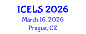 International Conference on Education and Learning Sciences (ICELS) March 16, 2026 - Prague, Czechia International Conference on Education and Learning Sciences (ICELS) March 16, 2026 - Prague, Czechia