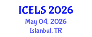 International Conference on Education and Learning Sciences (ICELS) May 04, 2026 - Istanbul, Turkey International Conference on Education and Learning Sciences (ICELS) May 04, 2026 - Istanbul, Turkey