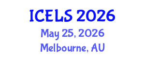 International Conference on Education and Learning Sciences (ICELS) May 25, 2026 - Melbourne, Australia International Conference on Education and Learning Sciences (ICELS) May 25, 2026 - Melbourne, Australia
