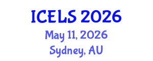 International Conference on Education and Learning Sciences (ICELS) May 11, 2026 - Sydney, Australia International Conference on Education and Learning Sciences (ICELS) May 11, 2026 - Sydney, Australia