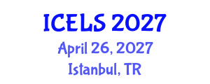 International Conference on Education and Learning Sciences (ICELS) April 26, 2027 - Istanbul, Turkey International Conference on Education and Learning Sciences (ICELS) April 26, 2027 - Istanbul, Turkey