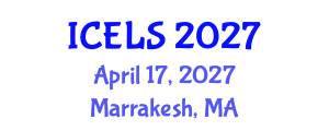 International Conference on Education and Learning Sciences (ICELS) April 17, 2027 - Marrakesh, Morocco International Conference on Education and Learning Sciences (ICELS) April 17, 2027 - Marrakesh, Morocco