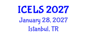 International Conference on Education and Learning Sciences (ICELS) January 28, 2027 - Istanbul, Turkey International Conference on Education and Learning Sciences (ICELS) January 28, 2027 - Istanbul, Turkey