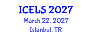 International Conference on Education and Learning Sciences (ICELS) March 22, 2027 - Istanbul, Turkey International Conference on Education and Learning Sciences (ICELS) March 22, 2027 - Istanbul, Turkey