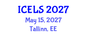 International Conference on Education and Learning Sciences (ICELS) May 15, 2027 - Tallinn, Estonia International Conference on Education and Learning Sciences (ICELS) May 15, 2027 - Tallinn, Estonia