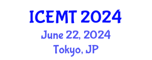 International Conference on Education and Multimedia Technology (ICEMT) June 22, 2024 - Tokyo, Japan
