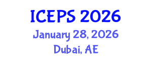 International Conference on Education and Psychological Sciences (ICEPS) January 28, 2026 - Dubai, United Arab Emirates
