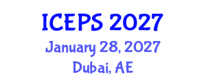 International Conference on Education and Psychological Sciences (ICEPS) January 28, 2027 - Dubai, United Arab Emirates