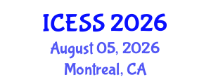 International Conference on Education and Social Change (ICESS) August 05, 2026 - Montreal, Canada