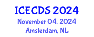 International Conference on Education, Cultural and Disability Studies (ICECDS) November 04, 2024 - Amsterdam, Netherlands