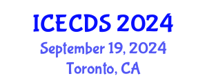 International Conference on Education, Cultural and Disability Studies (ICECDS) September 19, 2024 - Toronto, Canada