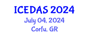 International Conference on Education, Digitalization and Sustainability (ICEDAS) July 04, 2024 - Corfu, Greece