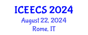 International Conference on Education, Environment, Culture and Society (ICEECS) August 22, 2024 - Rome, Italy
