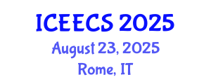 International Conference on Education, Environment, Culture and Society (ICEECS) August 23, 2025 - Rome, Italy