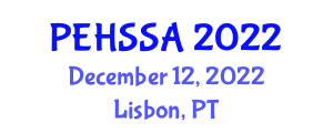 International Conference on Education, Humanities, Social Sciences & Arts (PEHSSA) December 12, 2022 - Lisbon, Portugal