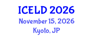 International Conference on Education, Learning and Development (ICELD) November 15, 2026 - Kyoto, Japan International Conference on Education, Learning and Development (ICELD) November 15, 2026 - Kyoto, Japan