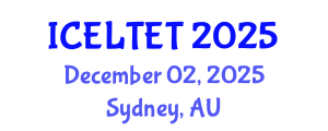 International Conference on Education, Learning, Teaching and Educational Transformation (ICELTET) December 02, 2025 - Sydney, Australia