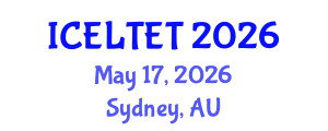 International Conference on Education, Learning, Teaching and Educational Transformation (ICELTET) May 17, 2026 - Sydney, Australia