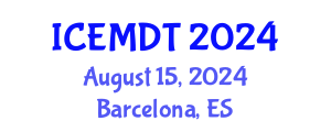 International Conference on Education Media Design and Technology (ICEMDT) August 15, 2024 - Barcelona, Spain