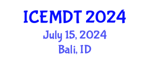 International Conference on Education Media Design and Technology (ICEMDT) July 15, 2024 - Bali, Indonesia