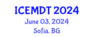 International Conference on Education Media Design and Technology (ICEMDT) June 03, 2024 - Sofia, Bulgaria
