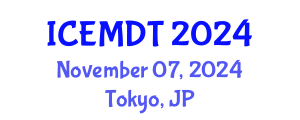 International Conference on Education Media Design and Technology (ICEMDT) November 07, 2024 - Tokyo, Japan