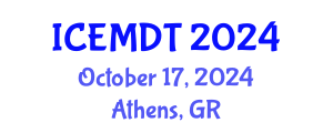 International Conference on Education Media Design and Technology (ICEMDT) October 17, 2024 - Athens, Greece