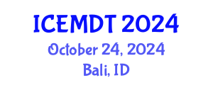 International Conference on Education Media Design and Technology (ICEMDT) October 24, 2024 - Bali, Indonesia